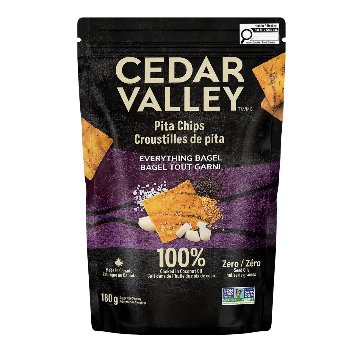 Cedar Valley Everything Bagel Pita Chips