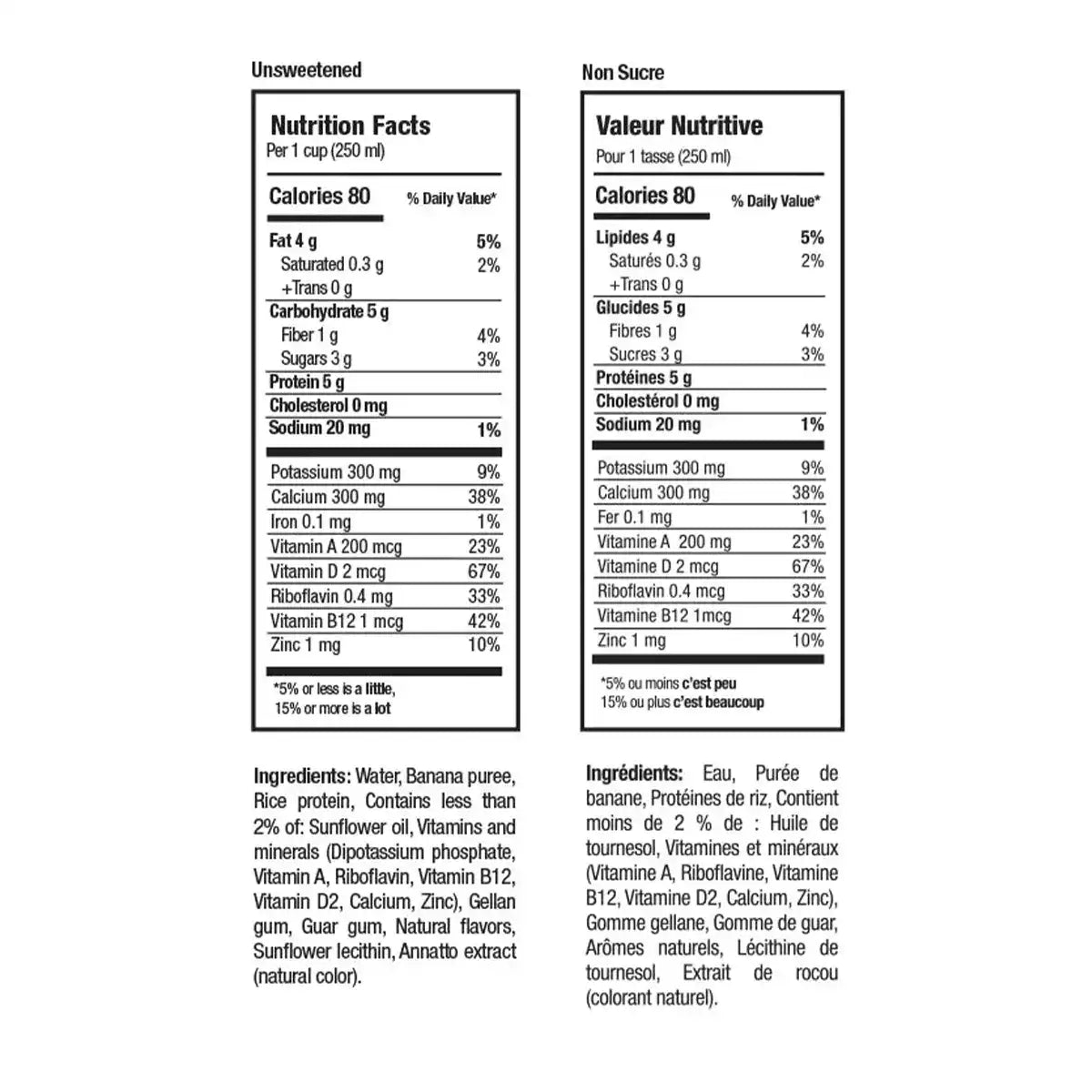 Unsweetened Plant-Based Banana Drink