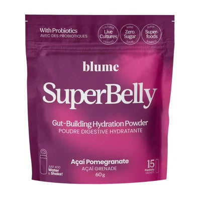 Acai Pomegranate SuperBelly Gut-Building Hydration Powder