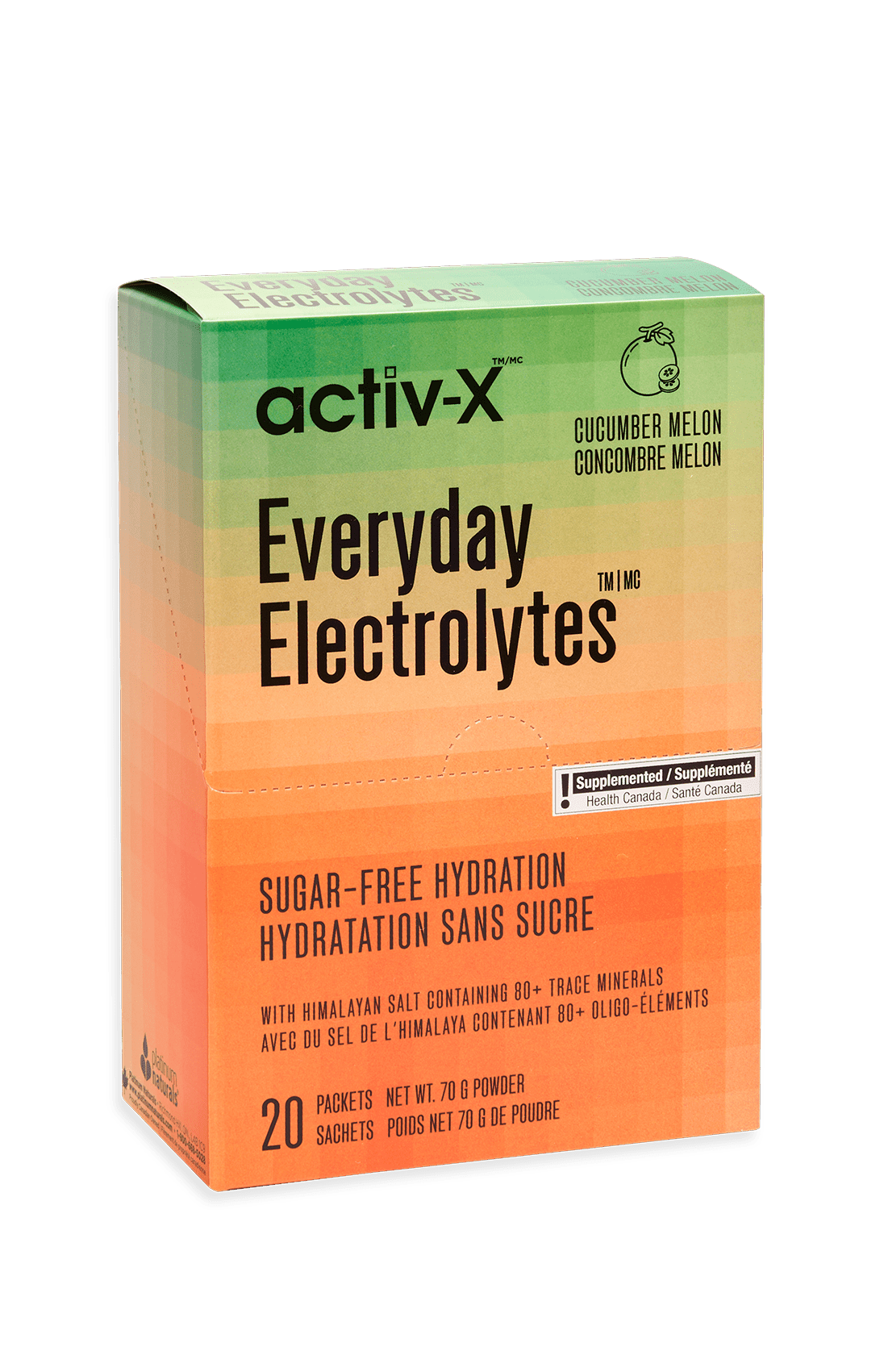 Platinum Naturals Cucumber Melon Activ-X Everyday Electrolytes Case