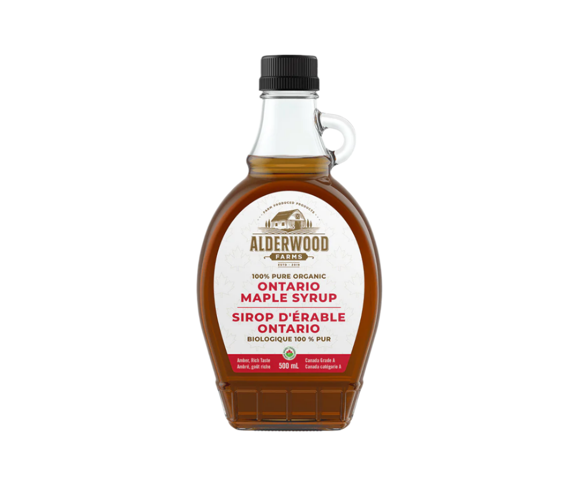 100% Pure Organic Ontario Grade A Maple Syrup