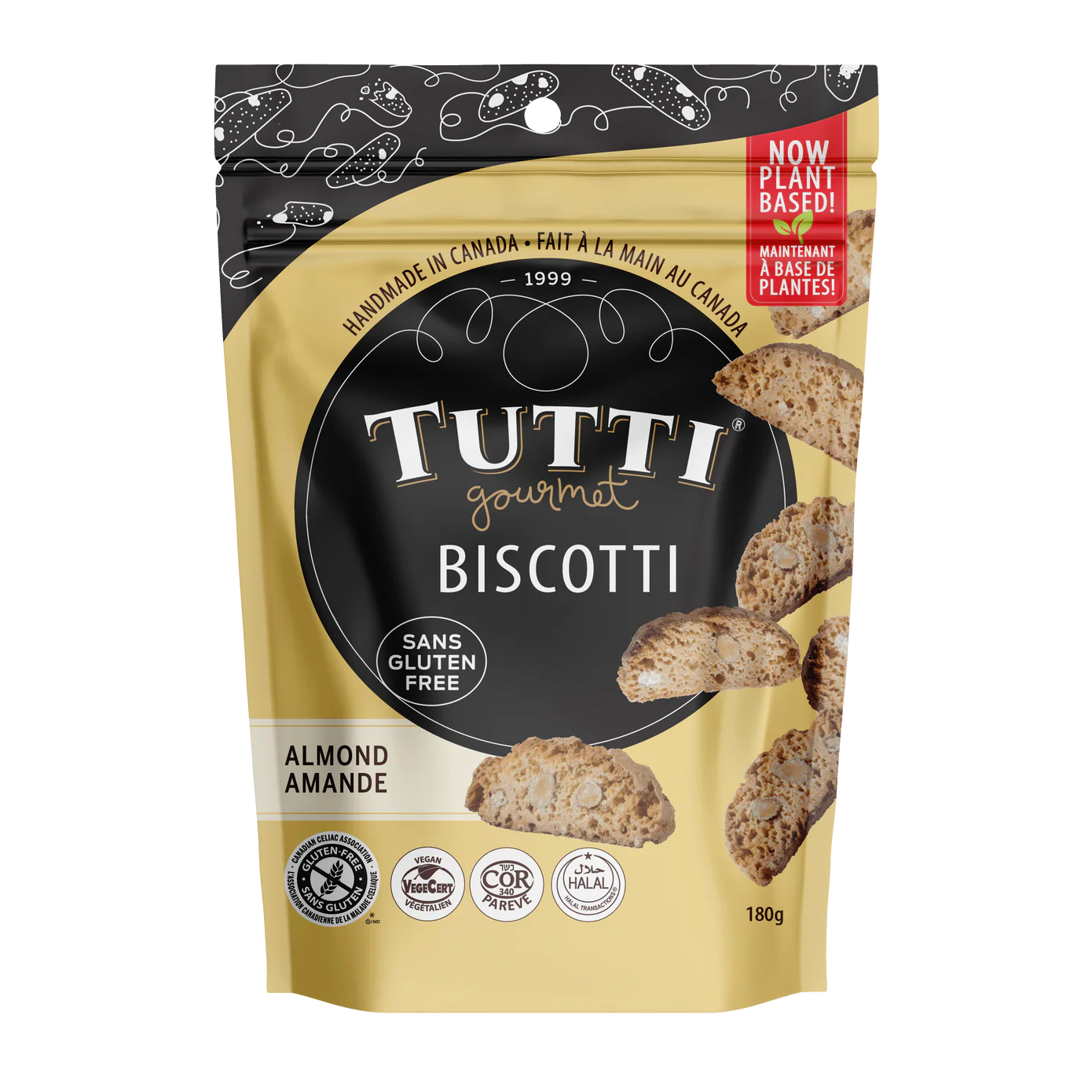 Tutti Gourmet Gluten-Free Almond Biscotti