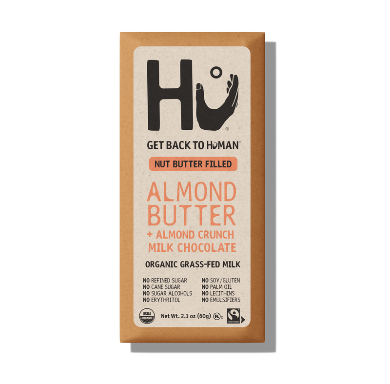 Organic Almond Butter + Almond Crunch Milk Chocolate Bar