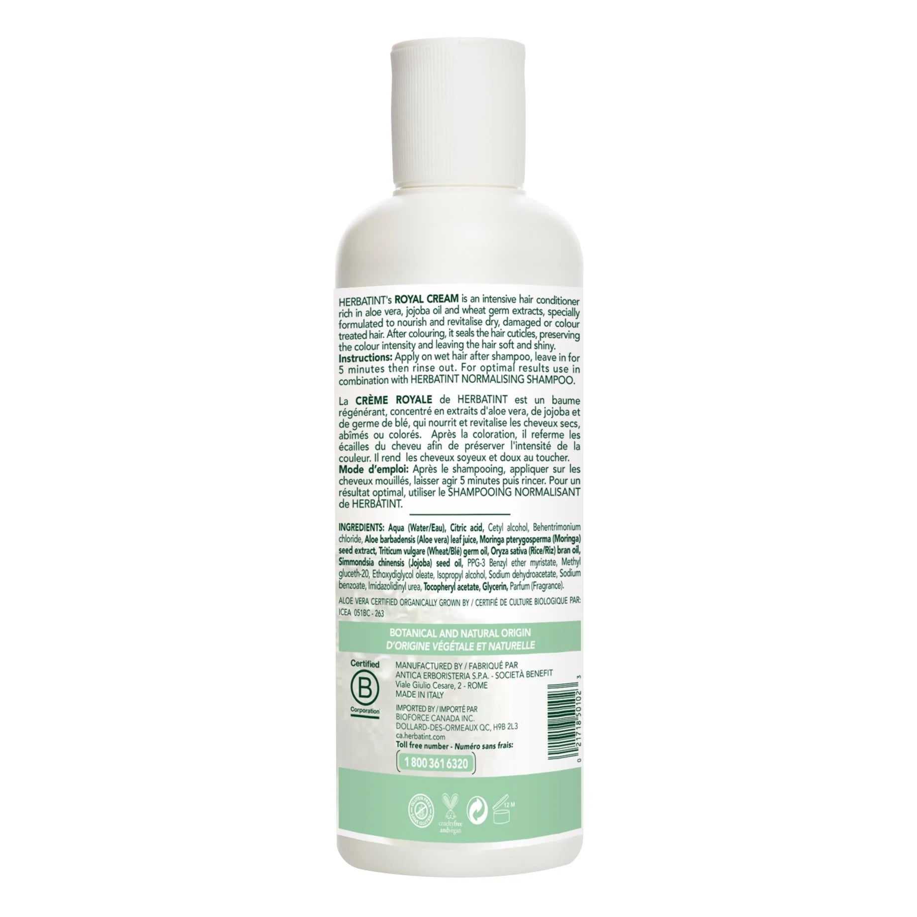 Herbatint Aloe Vera Royal Cream Conditioner