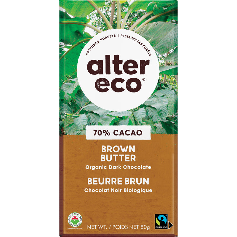 Brown Butter Organic Dark Chocolate