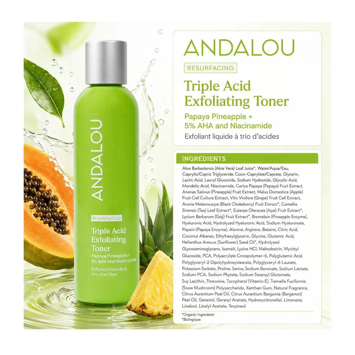 Resurfacing Triple Acid Exfoliating Toner