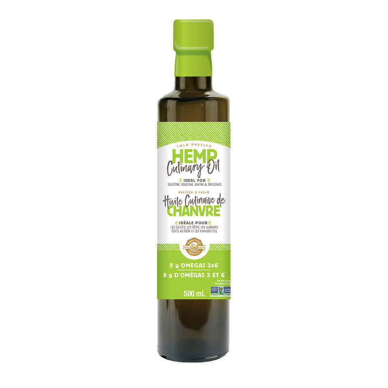 Cold Pressed Culinary Hemp Oil