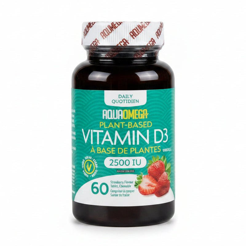 Strawberry Plant-Based Vitamin D3 2500IU