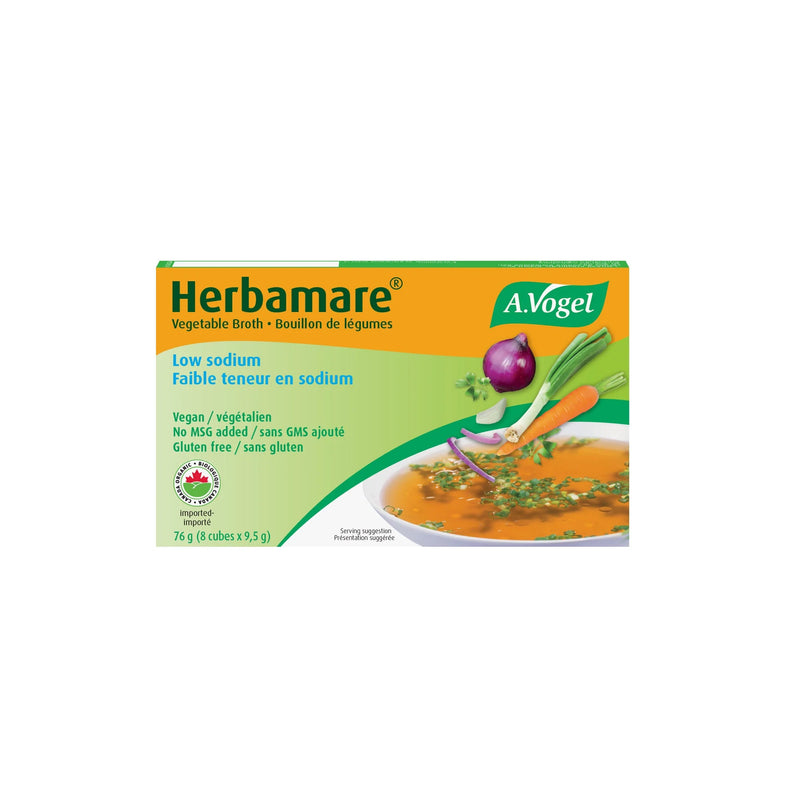 Herbamare Organic Vegetable Broth Cubes - Low Sodium