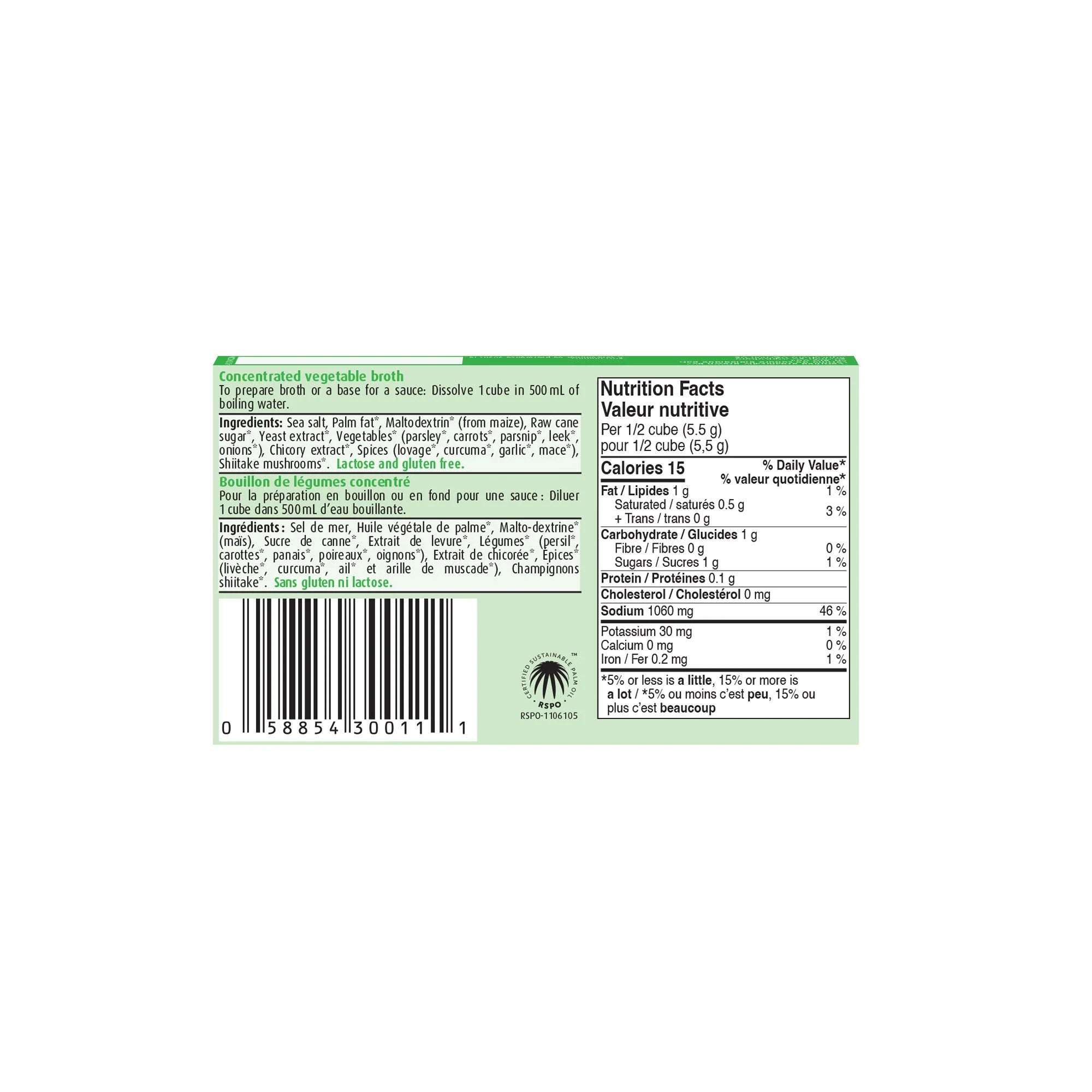 Herbamare Organic Vegetable Broth Cubes