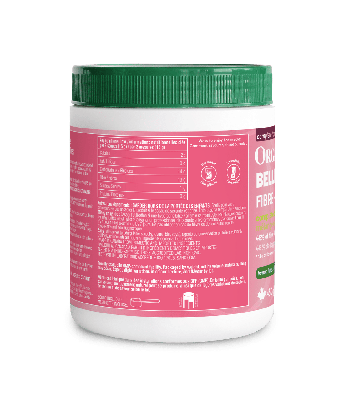 Organika Lemon Lime Belli-Bliss Fibre