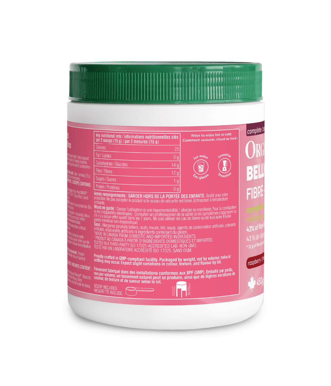 Organika Raspberry Belli-Bliss Fibre