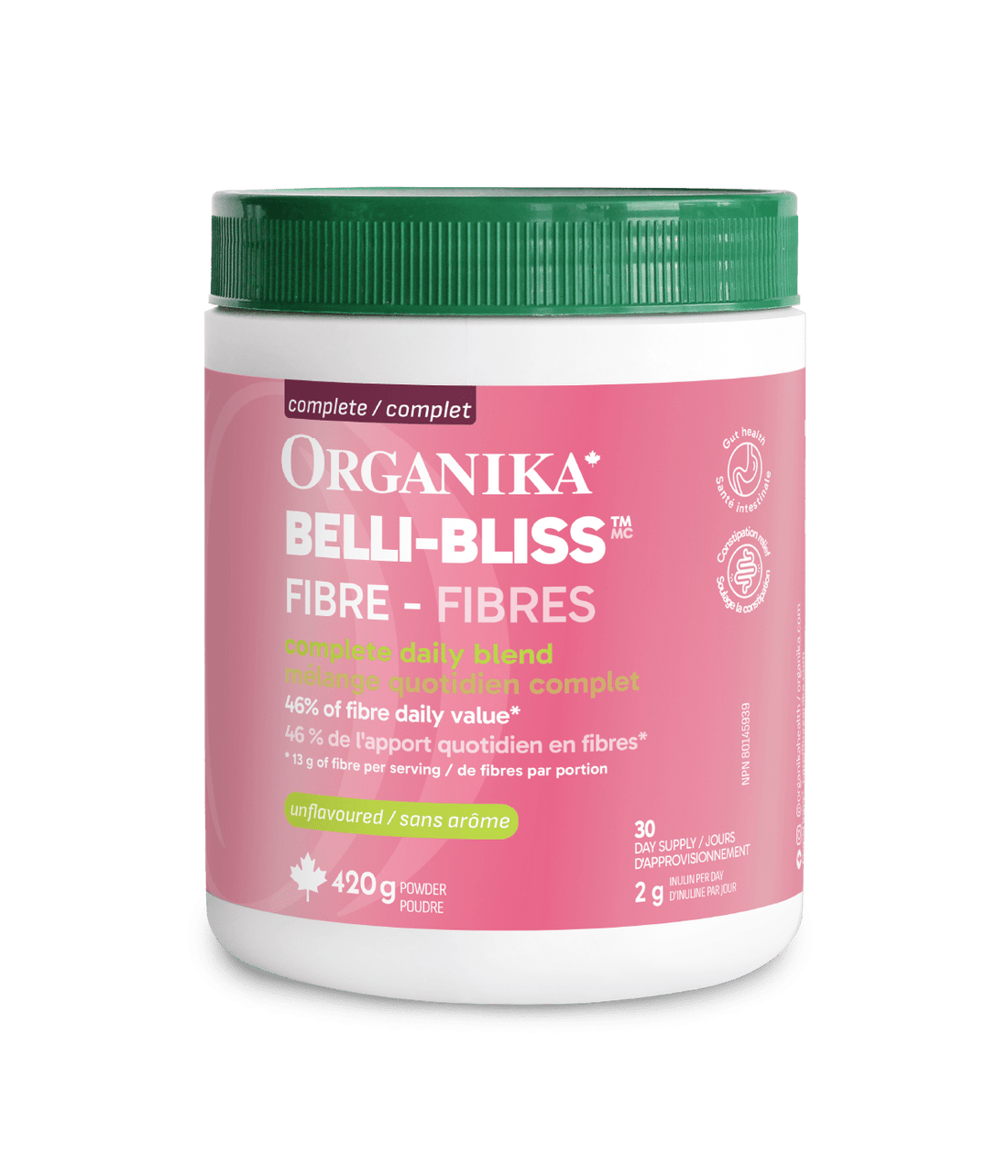 Organika Unflavoured Belli-Bliss Fibre