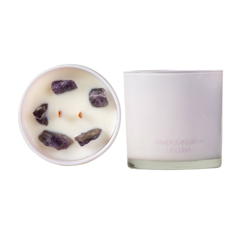 Inner Growth Amethyst Candle