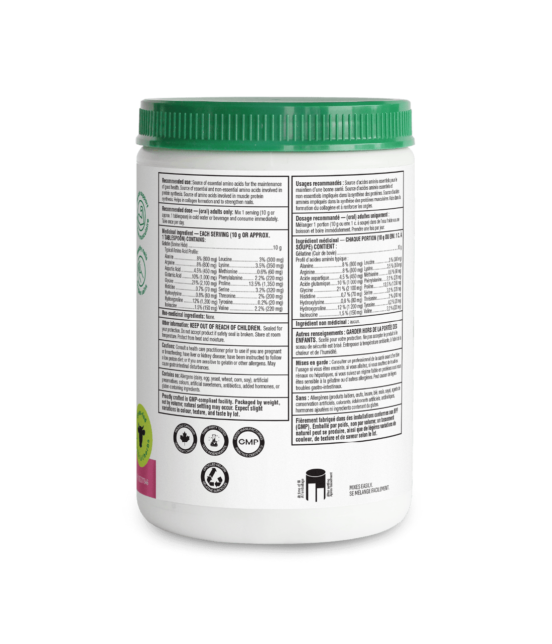 Organika Original Bovine Gelatin Powder