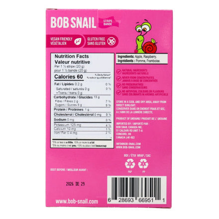 Bob Snail Apple-Raspberry Stripes