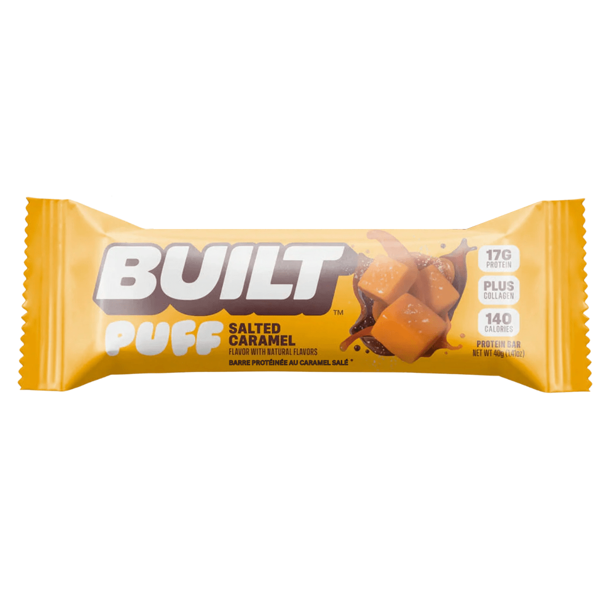 Built Salted Caramel Protein Puff Bar