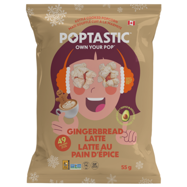 Poptastic Gingerbread Latte Popcorn