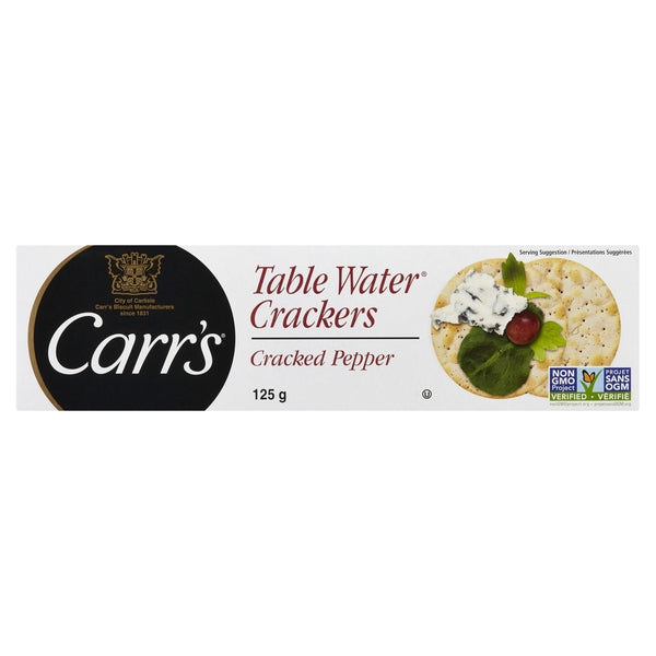 Table Water Pepper Crackers