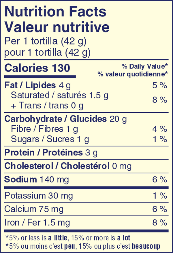 Sonora Homestyle Flour Fajitas