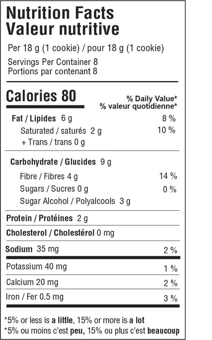 Tutti Gourmet Vegan Keto Chocolate Chip Cookies