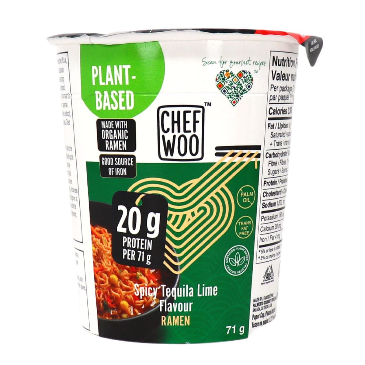 Plant-Based Spicy Tequila Lime Cup Ramen