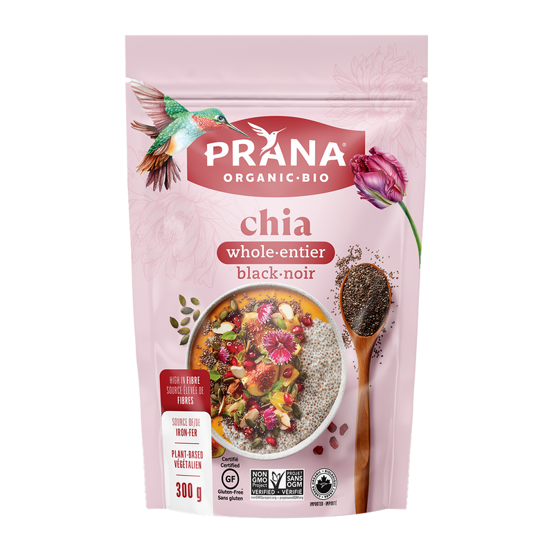 Organic Whole Black Chia Seeds