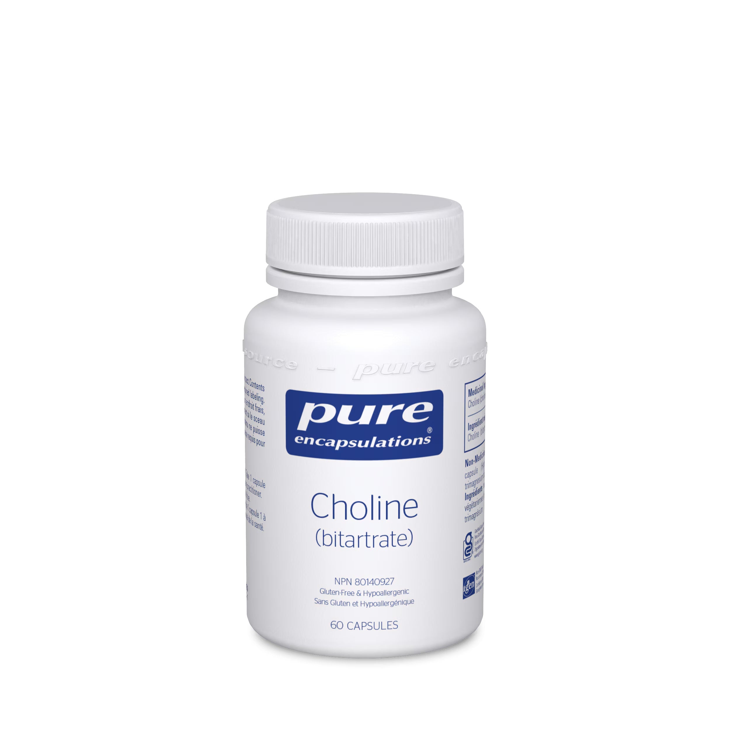 Pure Encapsulations Choline Bitartrate