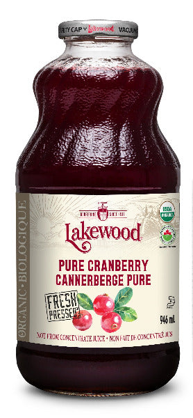 Lakewood Organic Pure Cranberry Juice