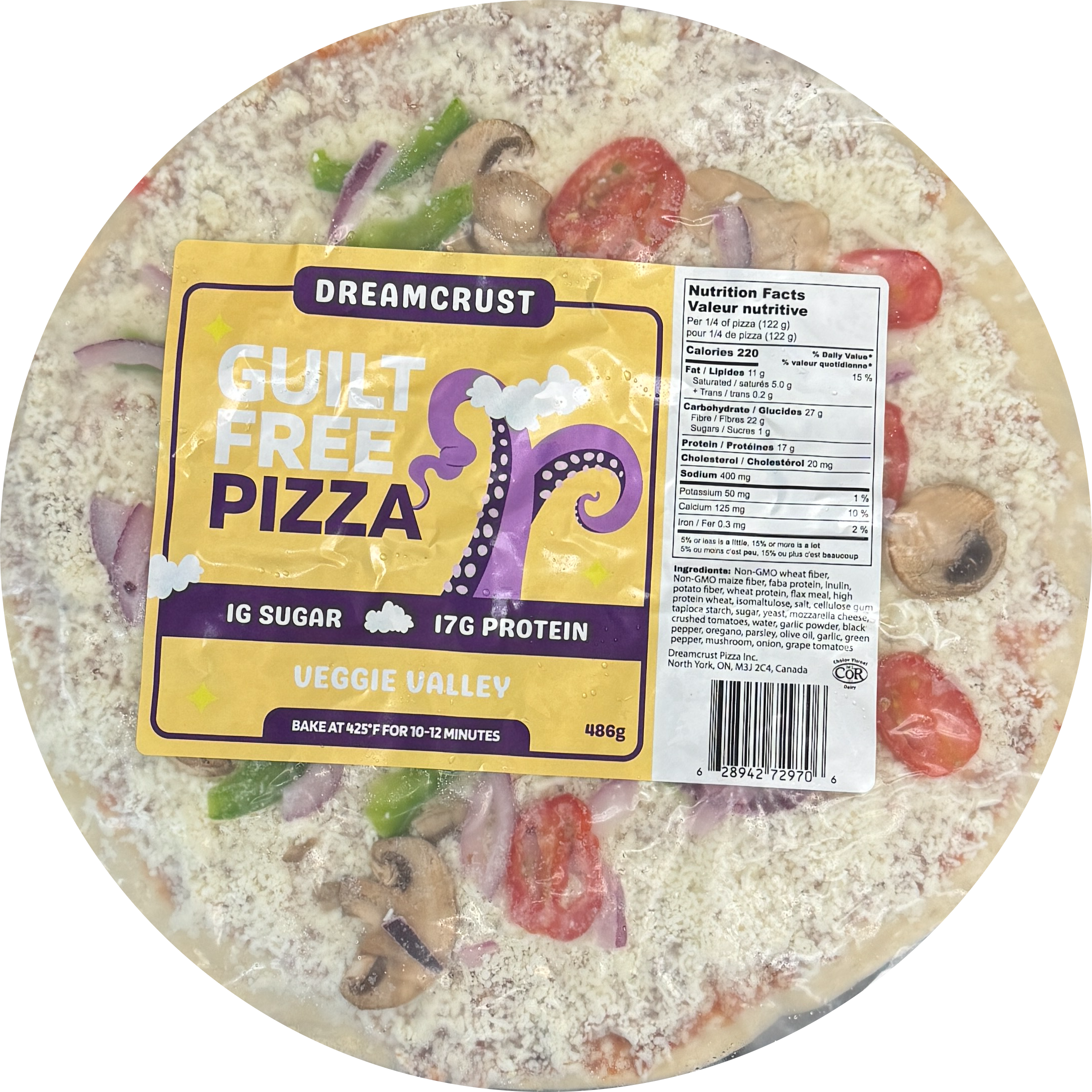 Veggie Valley Guilt-Free Pizza
