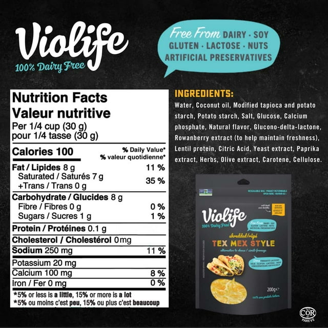 Violife Vegan Tex Mex Style Shreds
