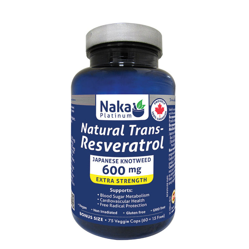 Trans-Resveratrol - 600mg Bonus Size