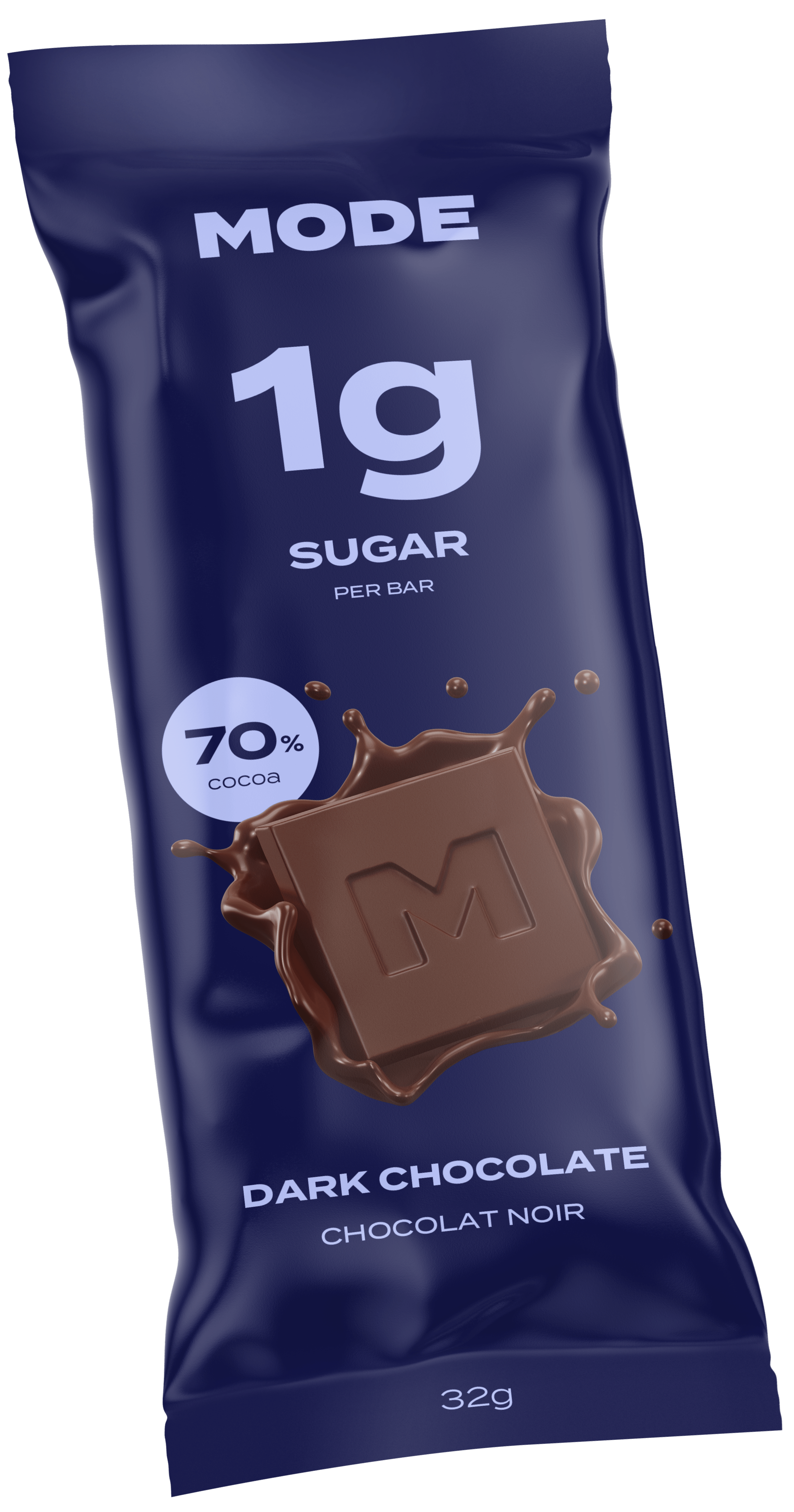 MODE Low Sugar Dark Chocolate Bar