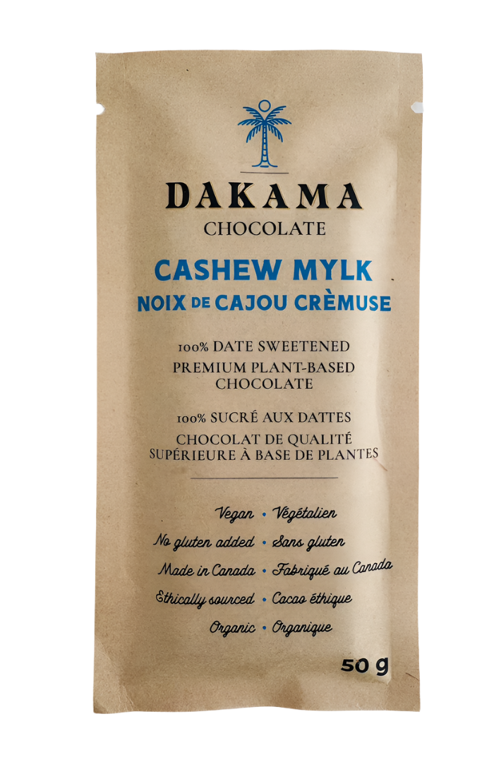 Plant-Based Creamy Cashew Chocolate Bar