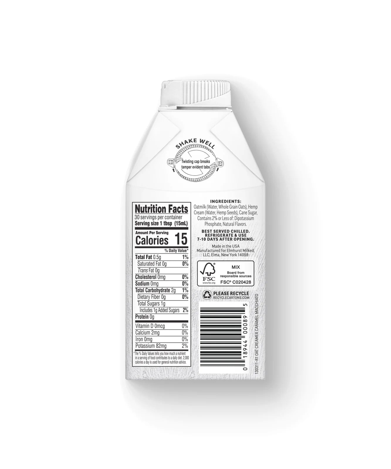 Caramel Macchiato Oat Creamer