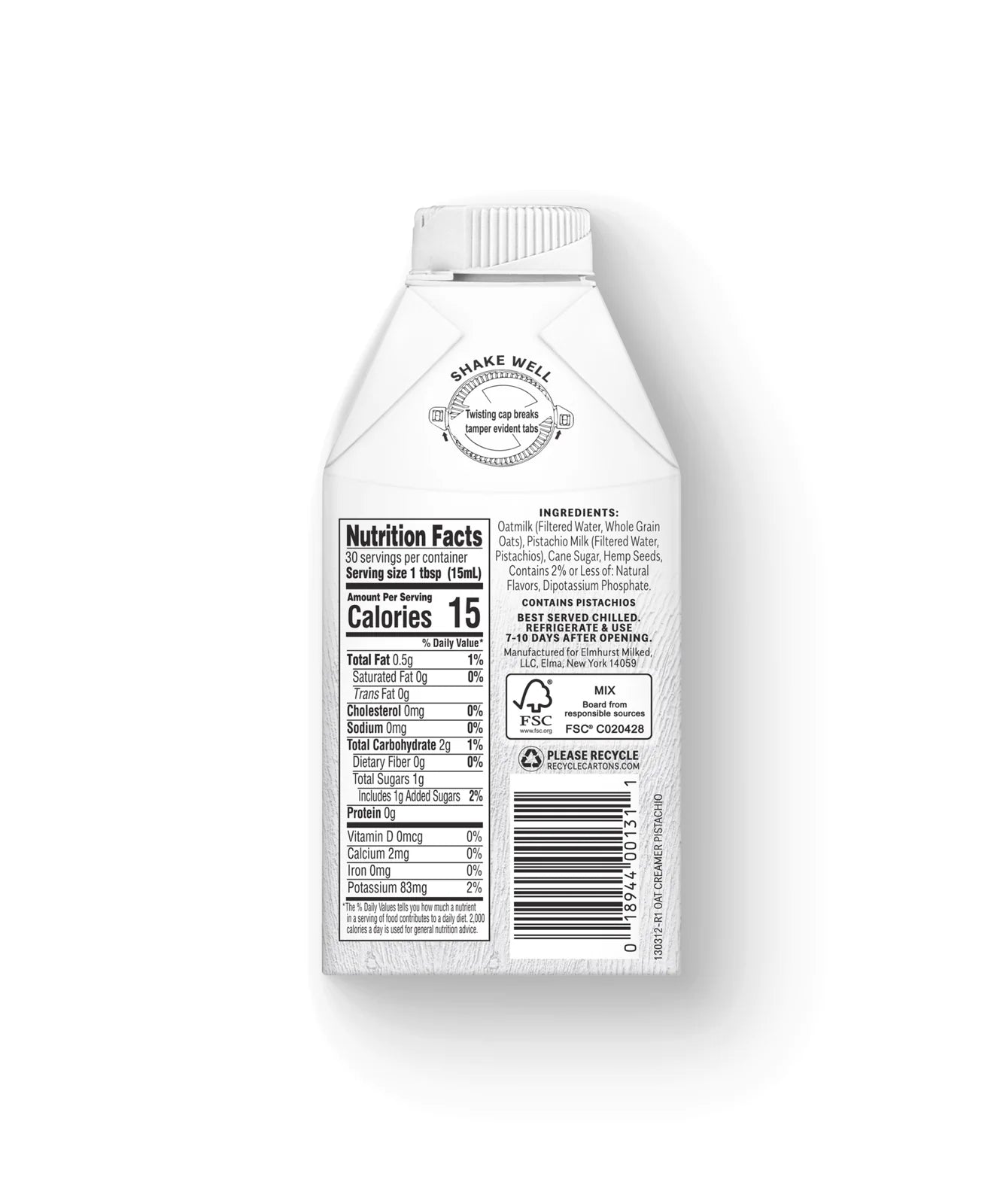 Pistachio Creme Oat Creamer
