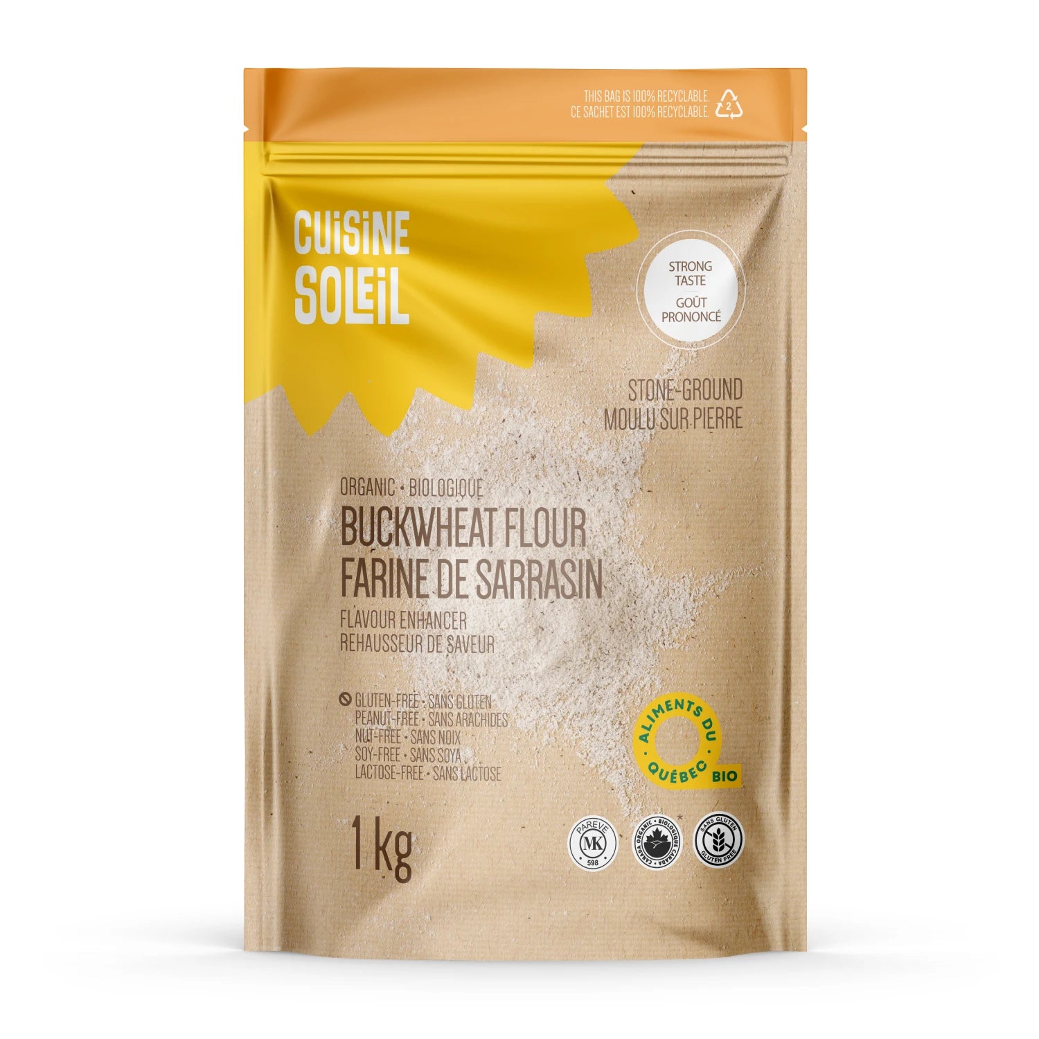Organic Stone Ground Buckwheat Flour