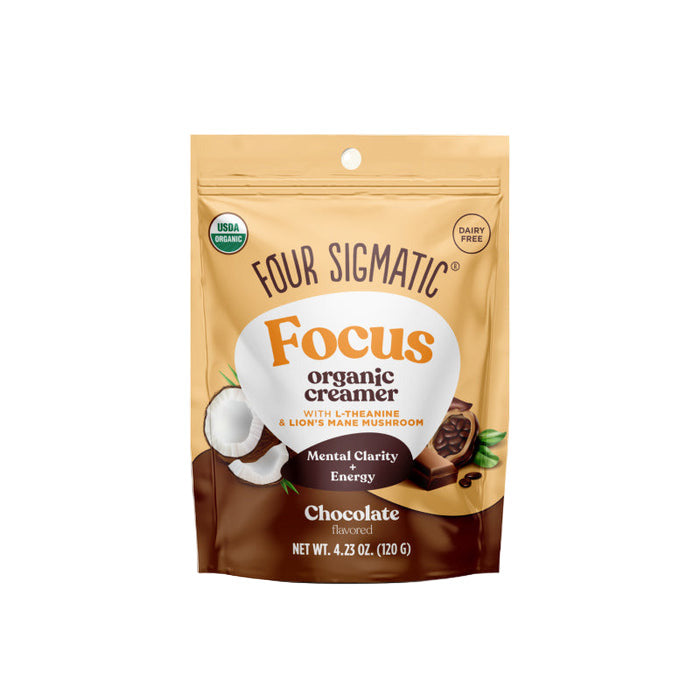 Focus Organic Chocolate Creamer with L-Theanine & Lion's Mane