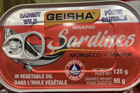Geisha Wild Caught Sardines In Oil