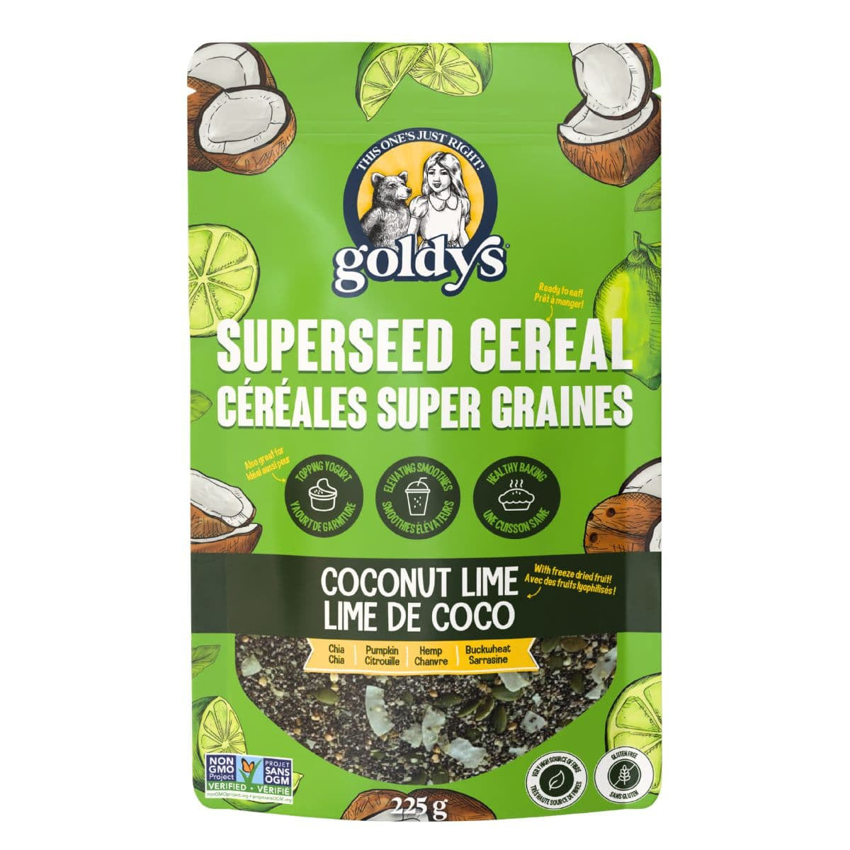 Goldys Coconut Lime Superseed Cereal