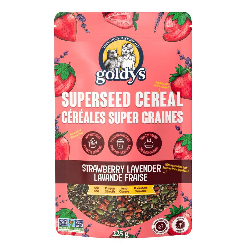 Strawberry Lavender Superseed Cereal