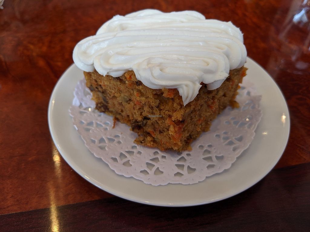 Vegan Carrot Cake Square