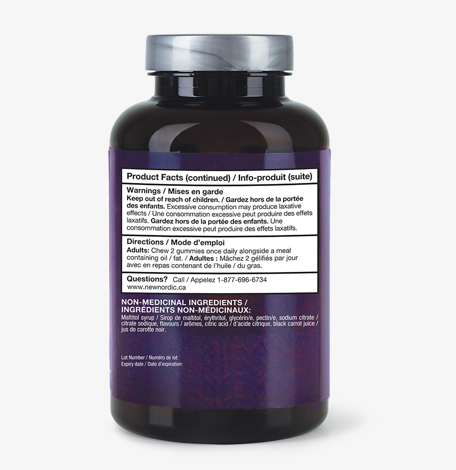 New Nordic Blue Berry Gummies