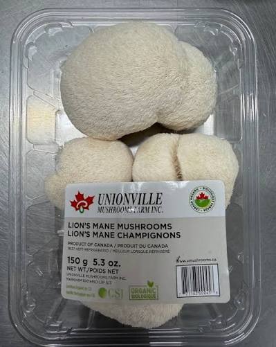 Unionville Mushroom Farms Inc. Organic Lion's Mane Mushroom