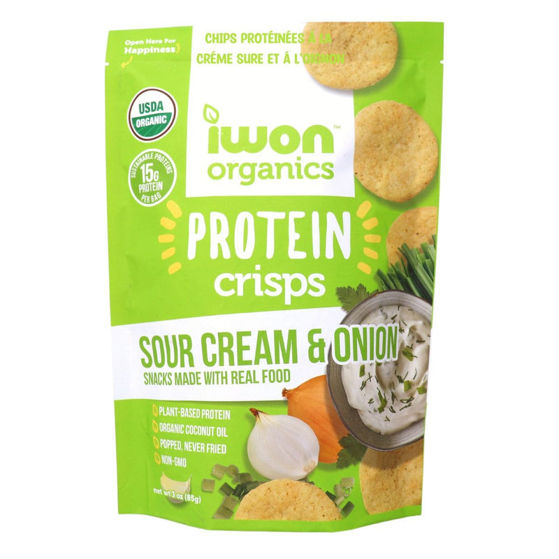 Organic Sour Cream & Onion Protein Crisps