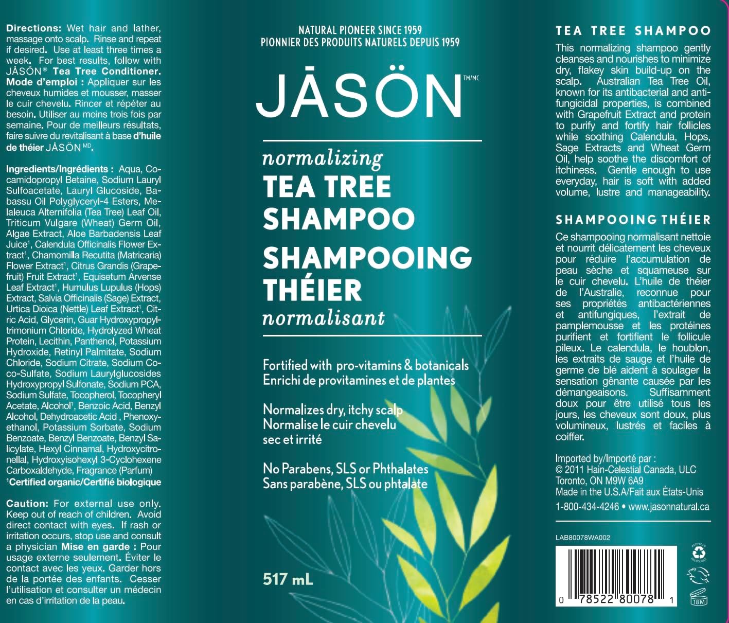 Jason Normalizing Tea Tree Shampoo