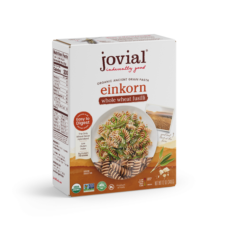 Organic Einkorn Whole Wheat Fusilli