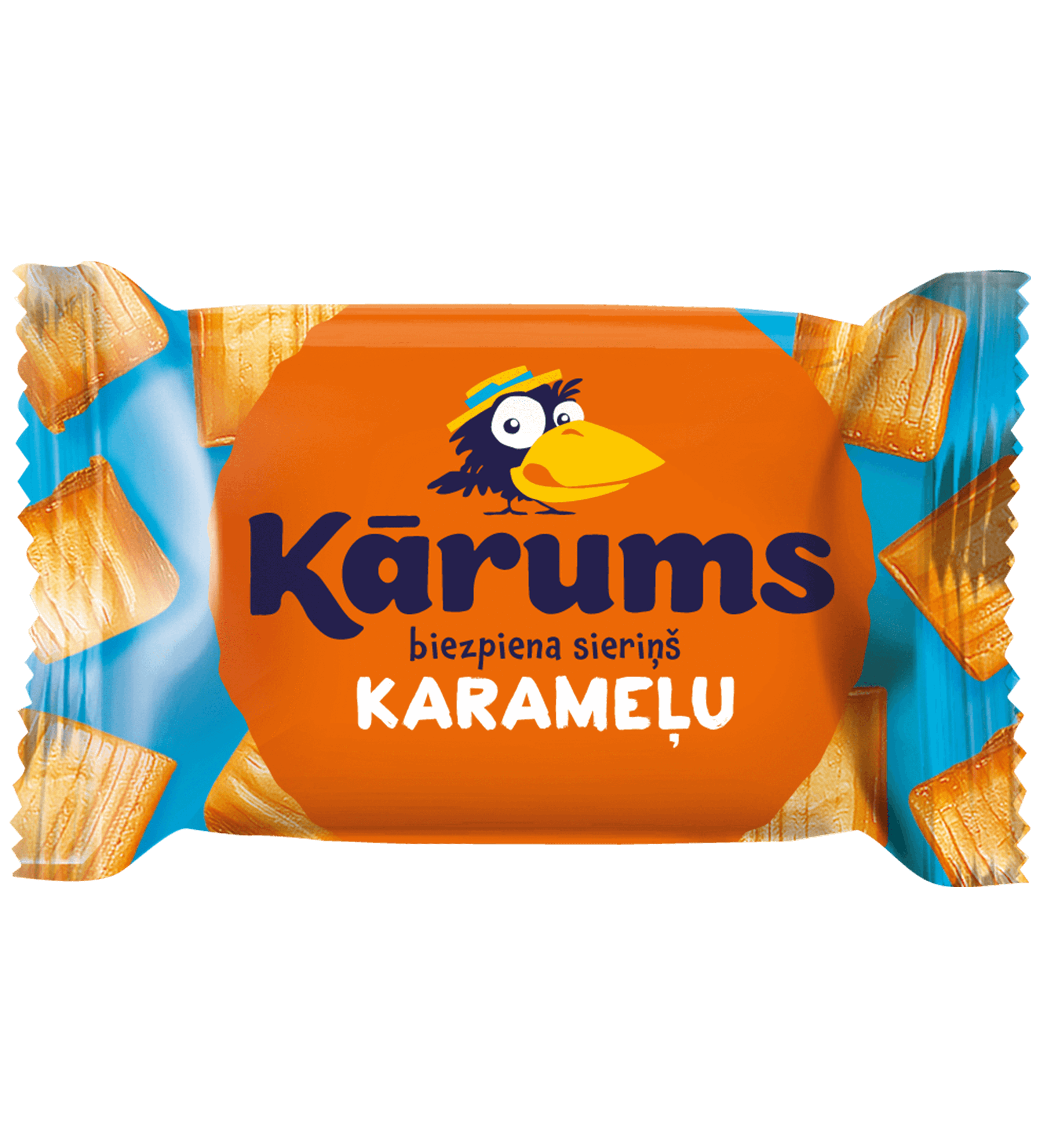 Caramel Covered Sweet Cheese Snack