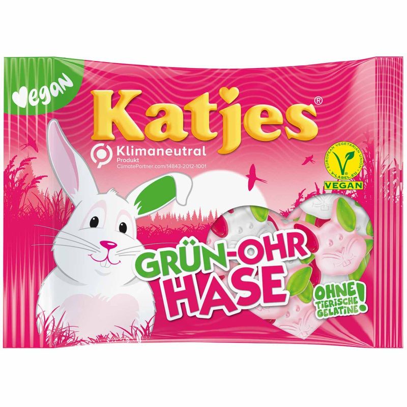 Katjes Green-Ear Bunny Marshmallow Gummies