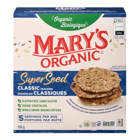 Mary's Organic Crackers Organic Super Seed Crackers